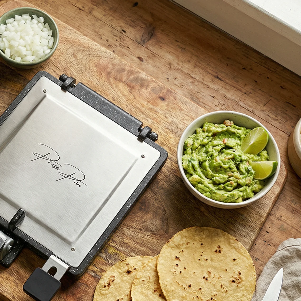 Press and Cook Perfect Tortillas