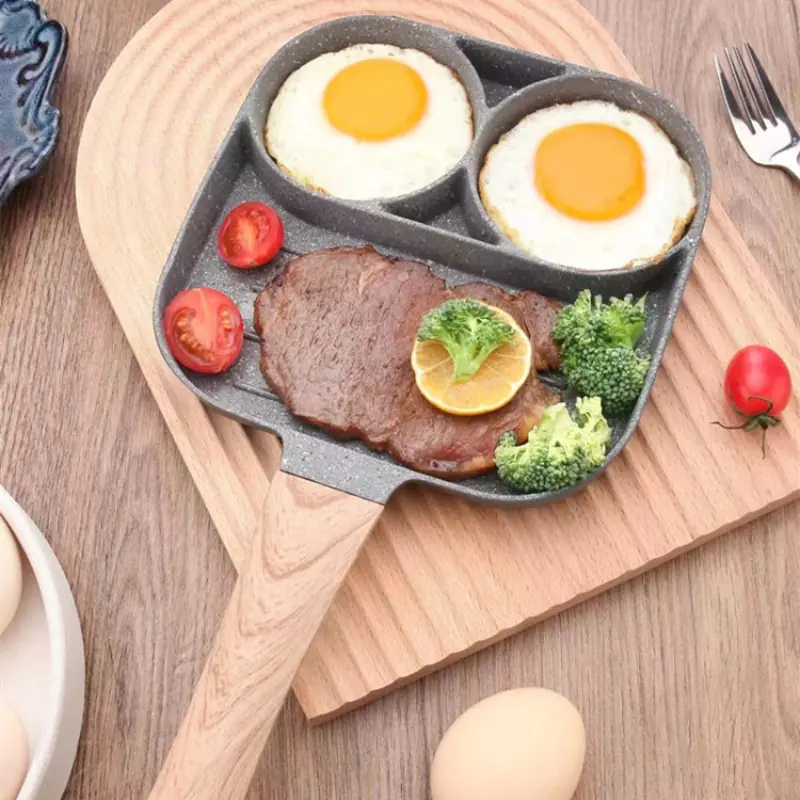 4-Hole Non-Stick Omelet Pan - Image 4