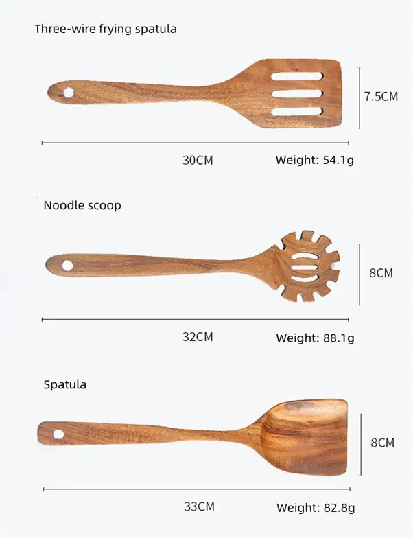 7-Piece Wooden Kitchenware Set - Image 10