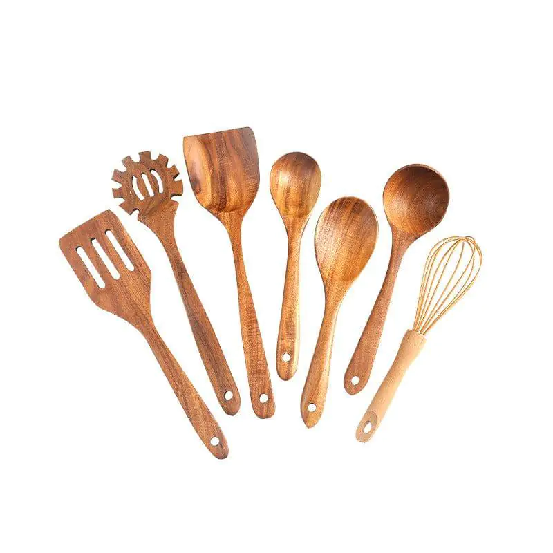 7-Piece Wooden Kitchenware Set - Image 11