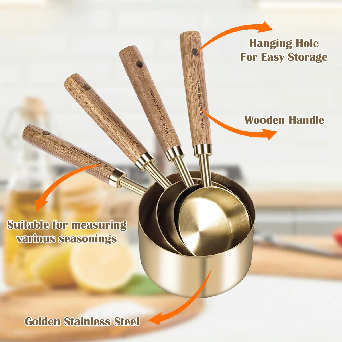 8-Piece Measure Cup and Spoon Set - Image 5