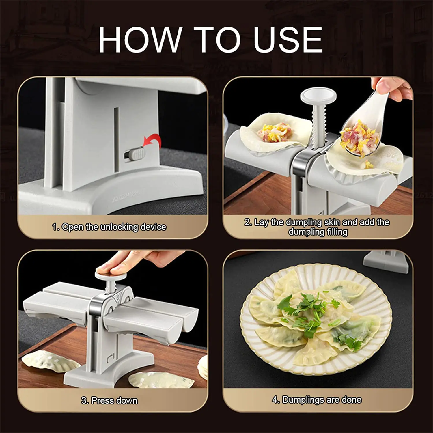 Double Head Press Dumplings Maker - Image 5