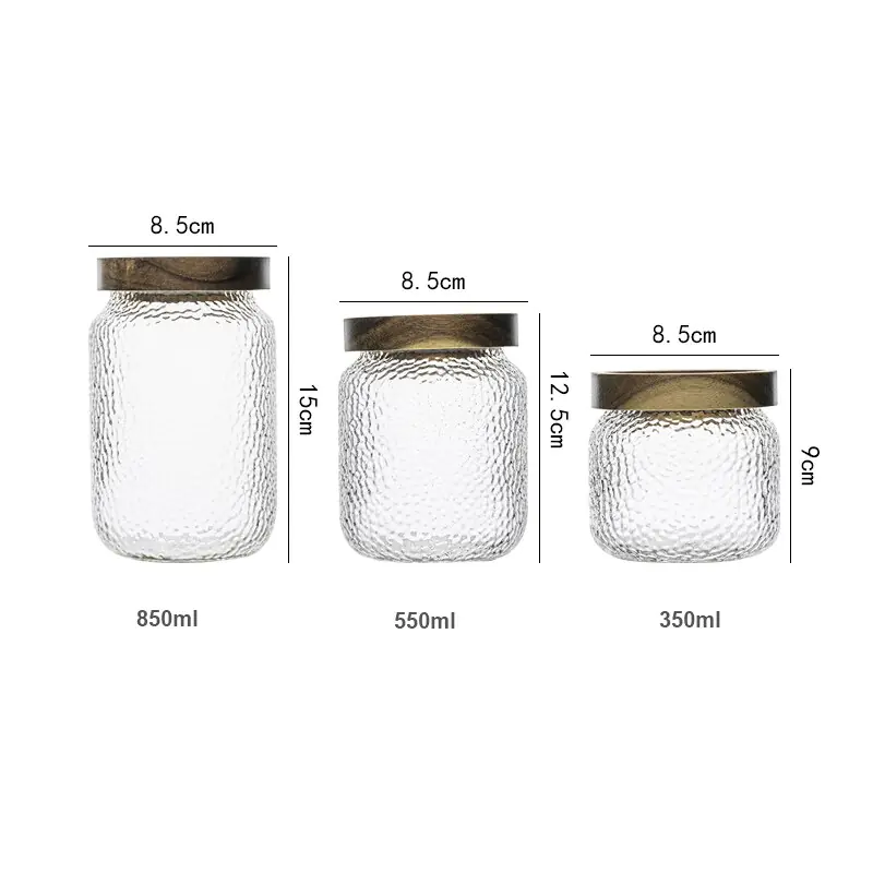 Glass Airtight Canister with Wood Lid - Image 6
