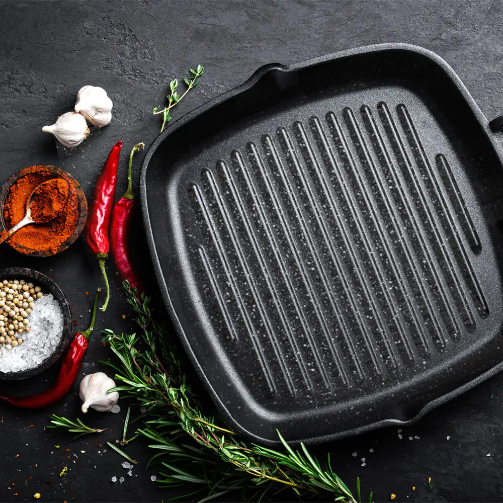 Large Non Stick Square Grill Pan - Image 7