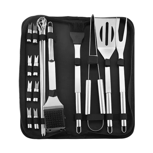 Stainless Steel BBQ Tools Set - Image 6