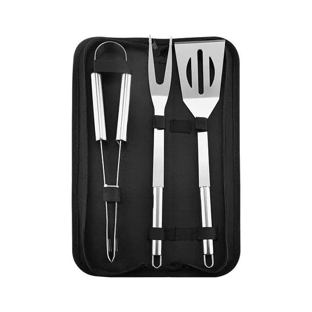 Stainless Steel BBQ Tools Set - Image 7