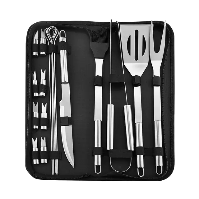 Stainless Steel BBQ Tools Set - Image 8