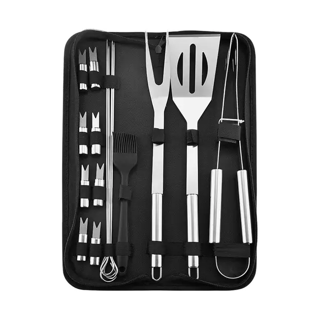 Stainless Steel BBQ Tools Set - Image 9