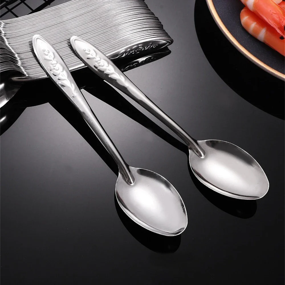 Stainless Steel  Dessert Spoon - Image 5