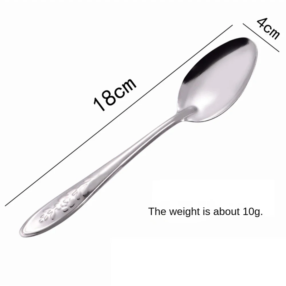 Stainless Steel  Dessert Spoon - Image 6