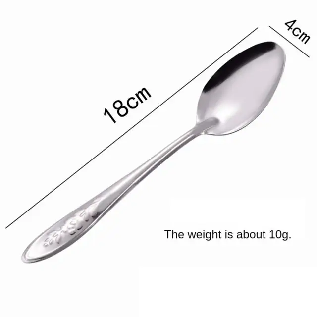 Stainless Steel  Dessert Spoon - Image 8